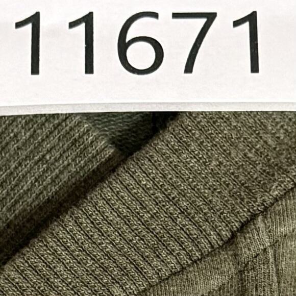 Lululemon Off The Mat Jacket Womens Size 4 Green Gray Asymmetrical Zip - Picture 11 of 12